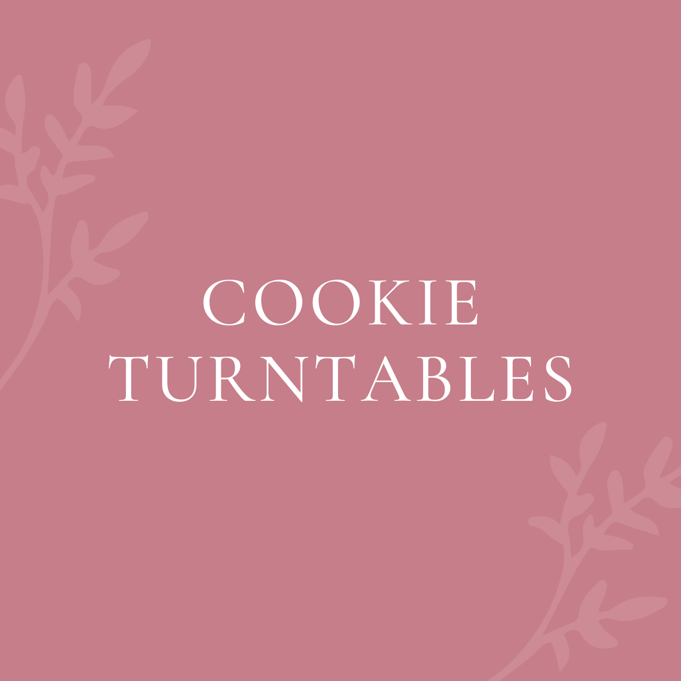 Cookie Turntables