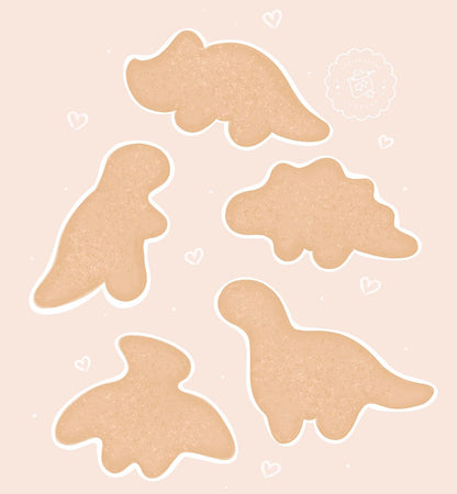 Dino Nuggies Cookie Cutter Set (5 piece set)