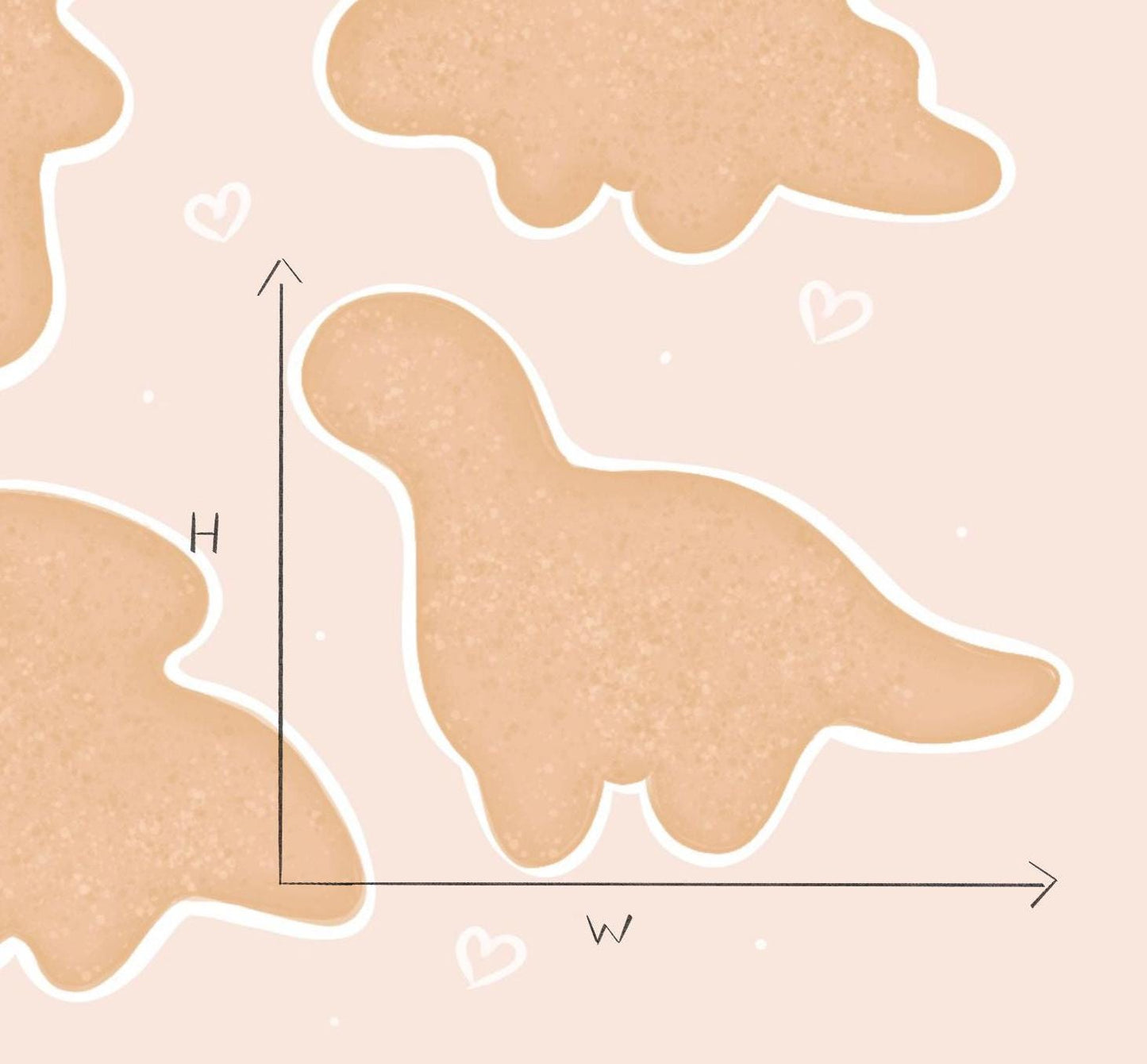 Dino Nuggies Cookie Cutter Set (5 piece set)