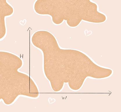 Dino Nuggies Cookie Cutter Set (5 piece set)
