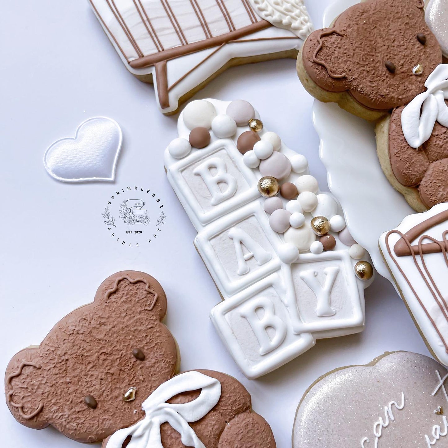 Baby Blocks with Balloons Cookie Cutter
