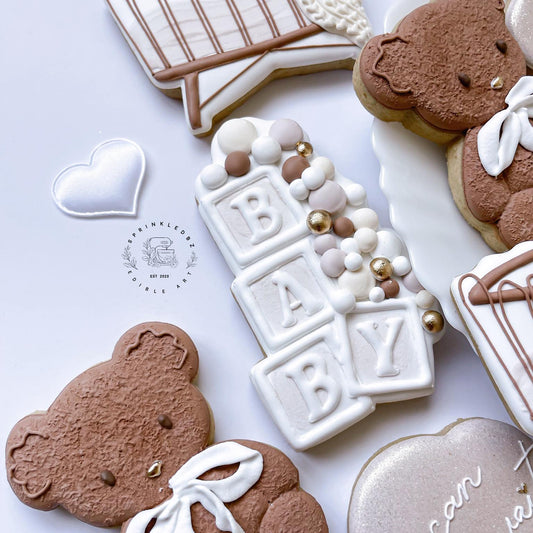 Baby Blocks with Balloons Cookie Cutter