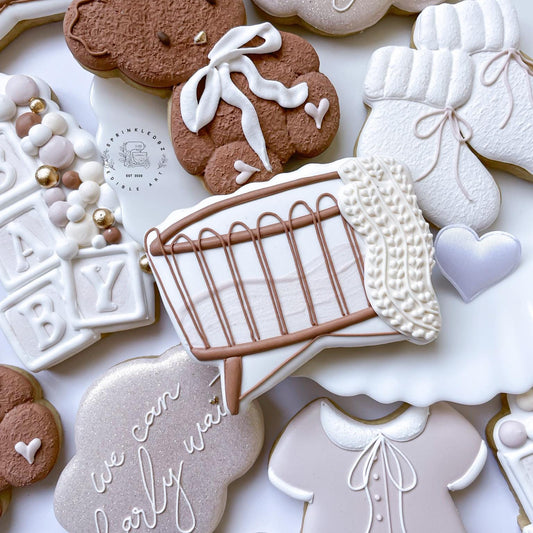 Baby Bassinet Cookie Cutter