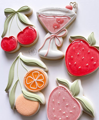 Fruity Cookie Cutter Set (Fruity Isomalt Class Cutters - 4 piece set)