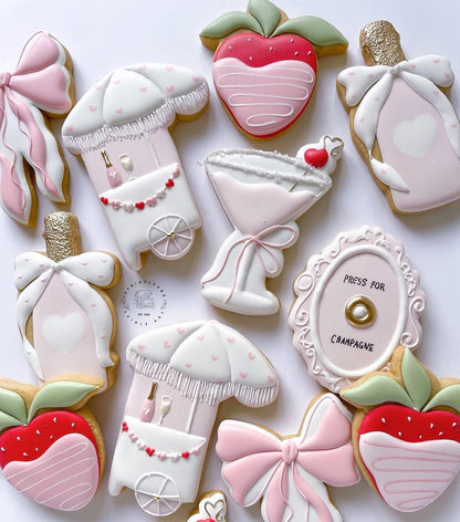 Strawberry Cookie Cutter (Fruity Isomalt Class Cutter)