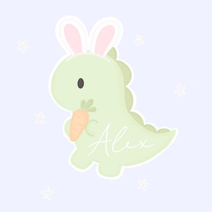 Dino Bunny Cookie Cutter