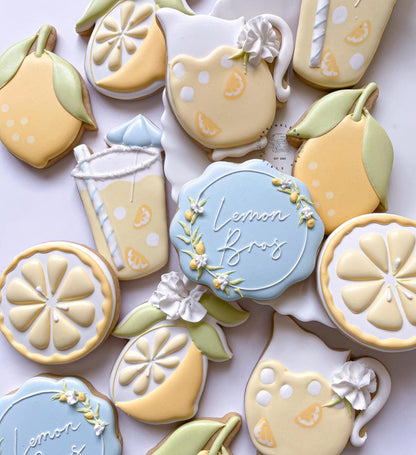 Floral Lemon/Orange Slice Cookie Cutter