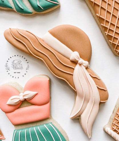 Wavy Hat Cookie Cutter (Summer Fun Class Cutter)
