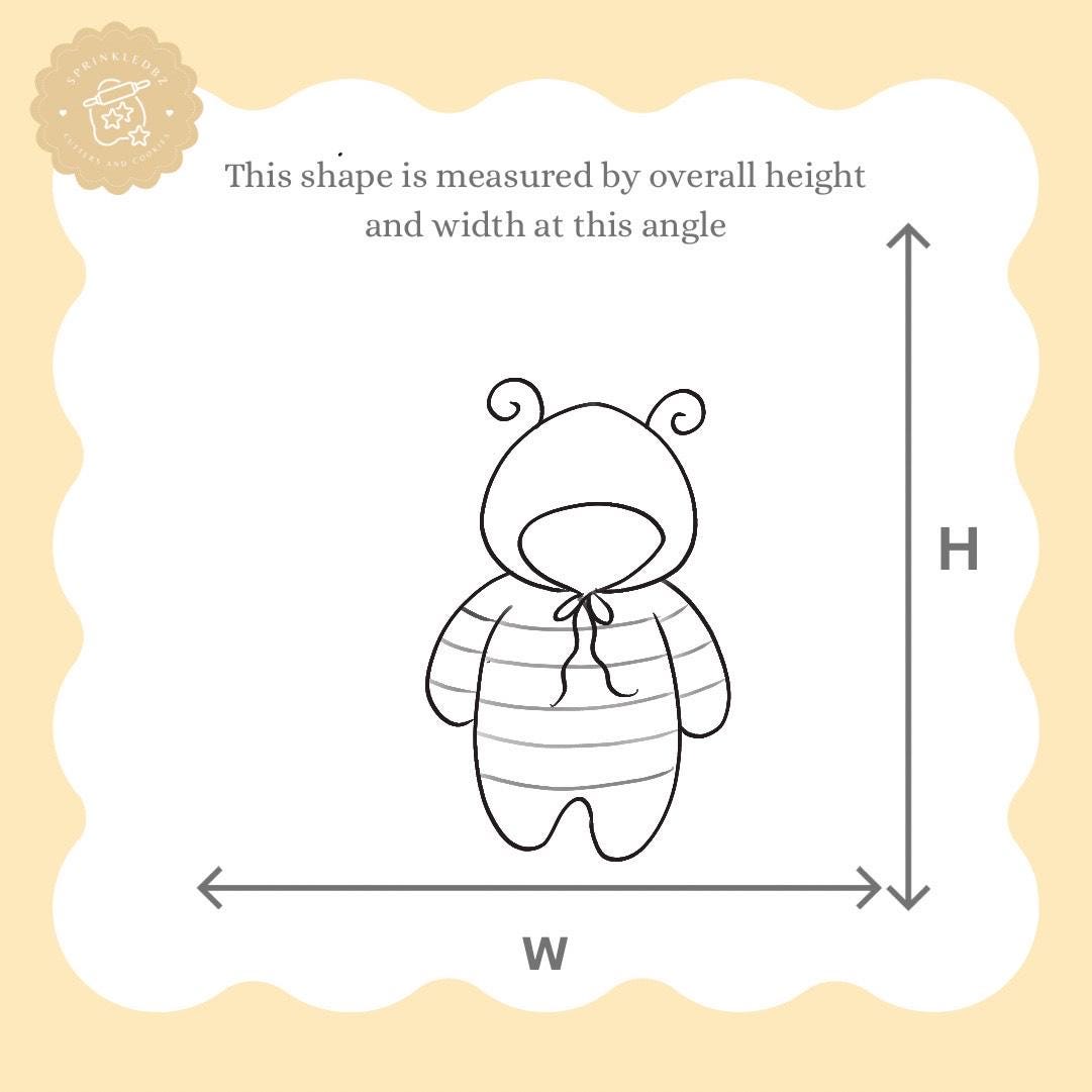 Bee Onesie Cookie Cutter
