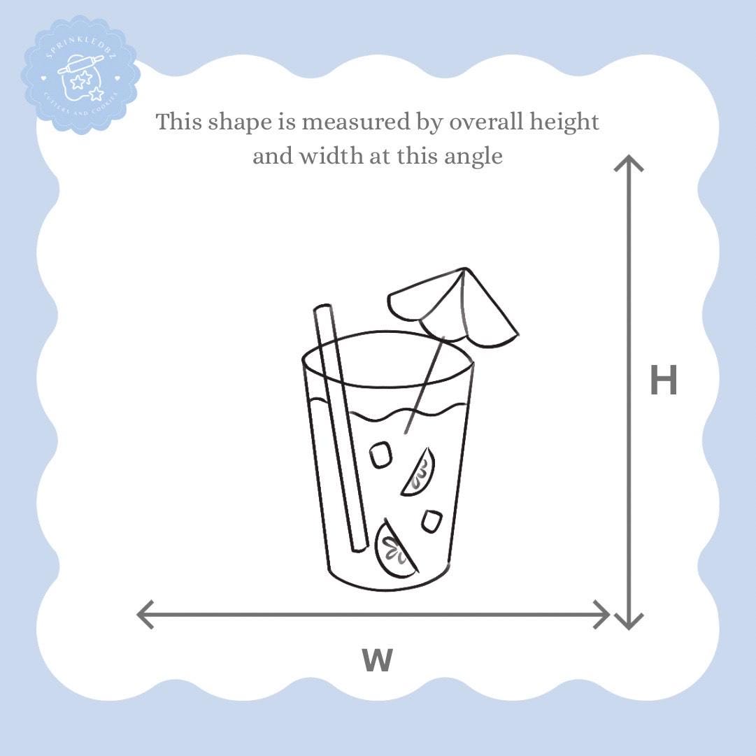 Lemonade Glass Cookie Cutter
