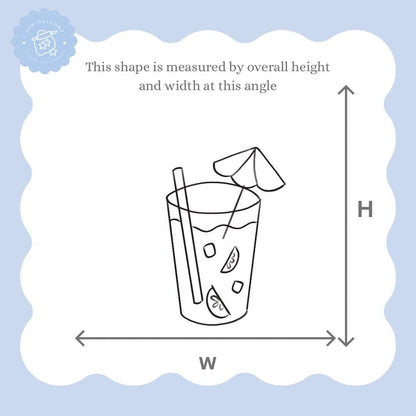 Lemonade Glass Cookie Cutter