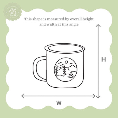 Camping Mug Cookie Cutter