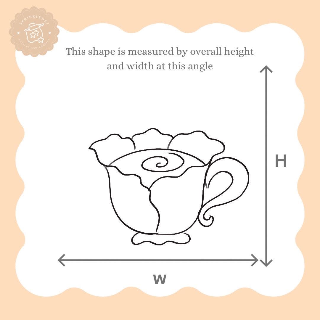 Flower Teacup Cookie Cutter