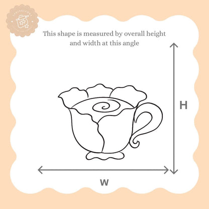 Flower Teacup Cookie Cutter