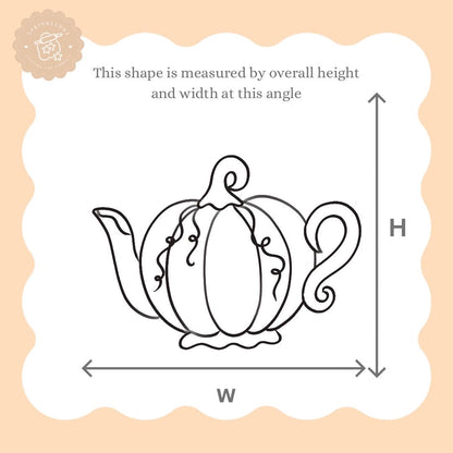 Pumpkin Teapot Cookie Cutter
