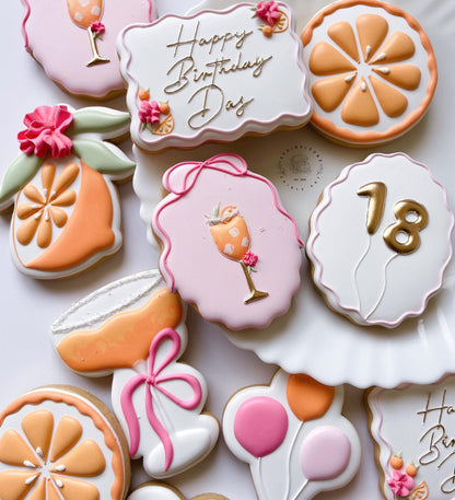Cocktail Glass with Bow Cookie Cutter