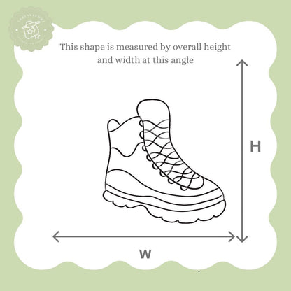 Hiking Boot Cookie Cutter