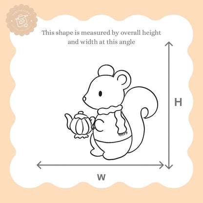 Cozy Squirrel Cookie Cutter
