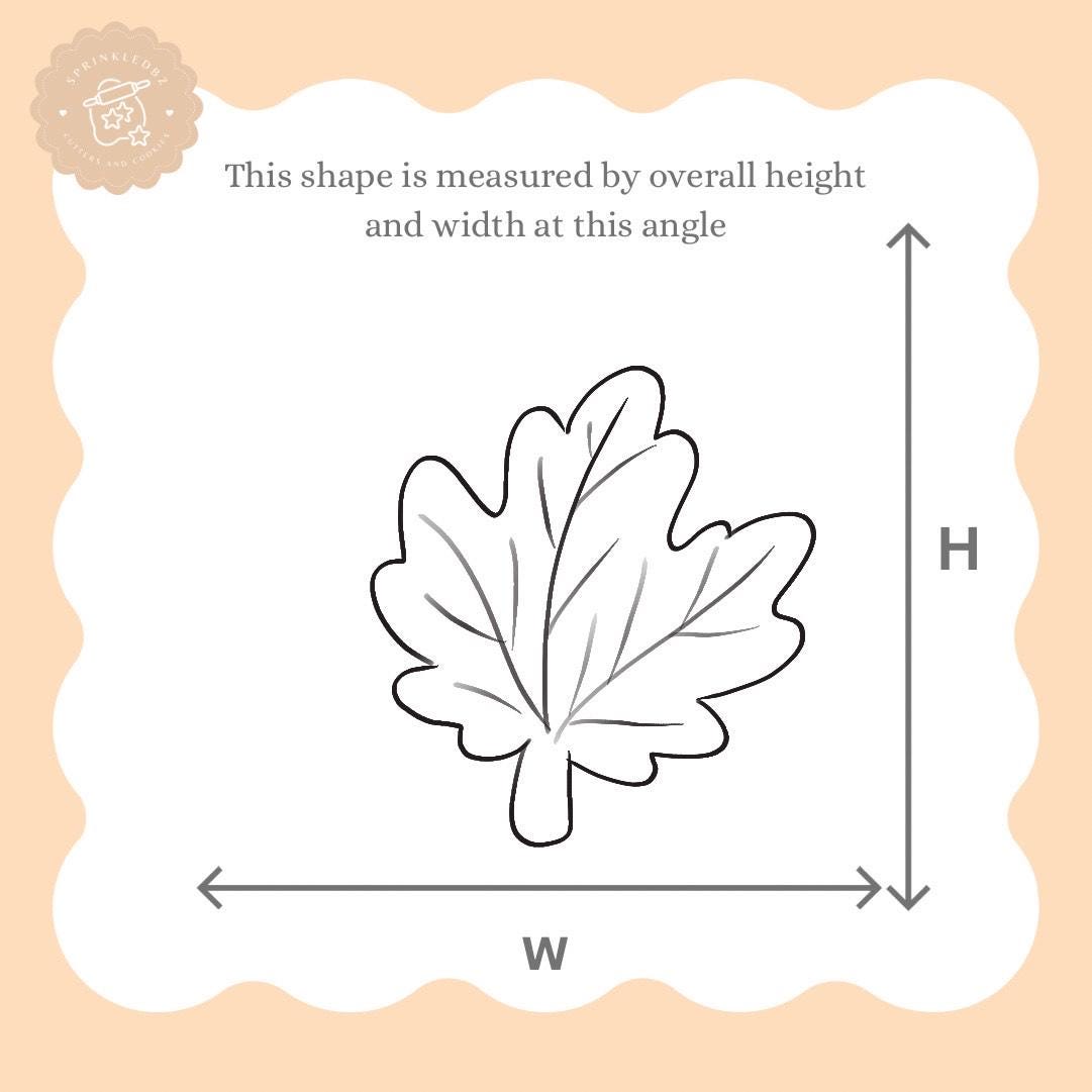 Fall Leaf Cookie Cutter