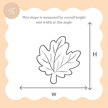 Fall Leaf Cookie Cutter