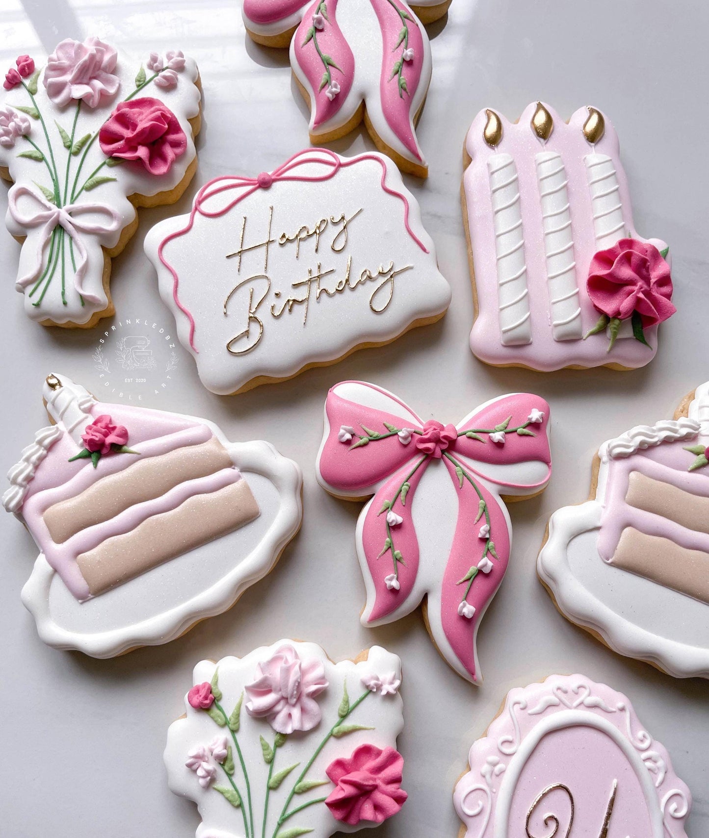 Floral Candles Cookie Cutter
