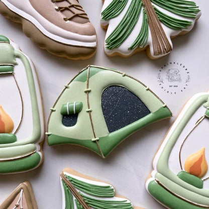 Camping Tent Cookie Cutter