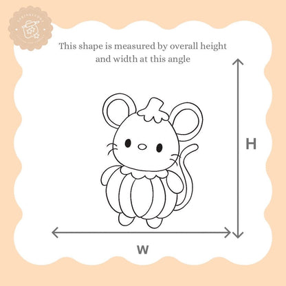 Pumpkin Mouse Cookie Cutter