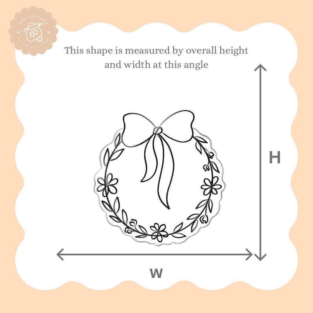 Floral Wreath Cookie Cutter