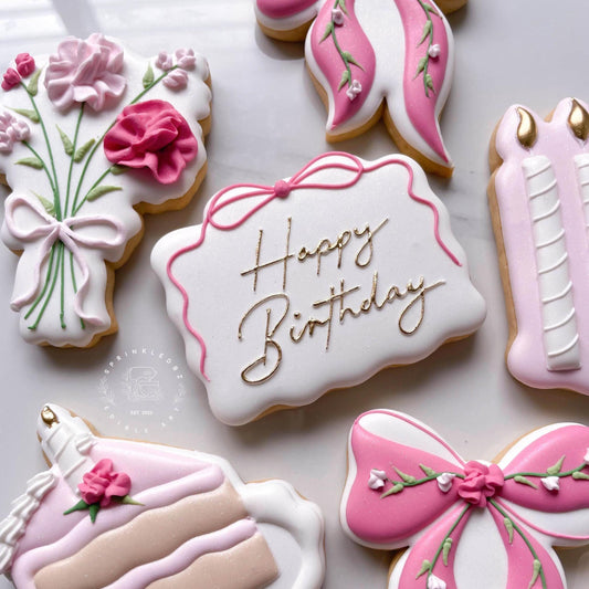 Wavy Rectangle with Bow Cookie Cutter