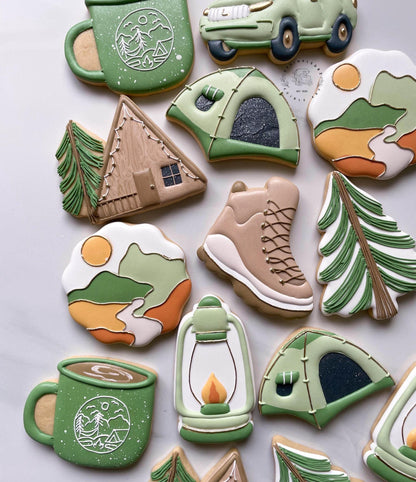 Camping Tent Cookie Cutter