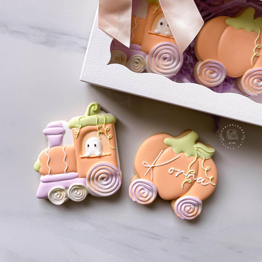 Pumpkin Train Cookie Cutter Set (2 piece set)