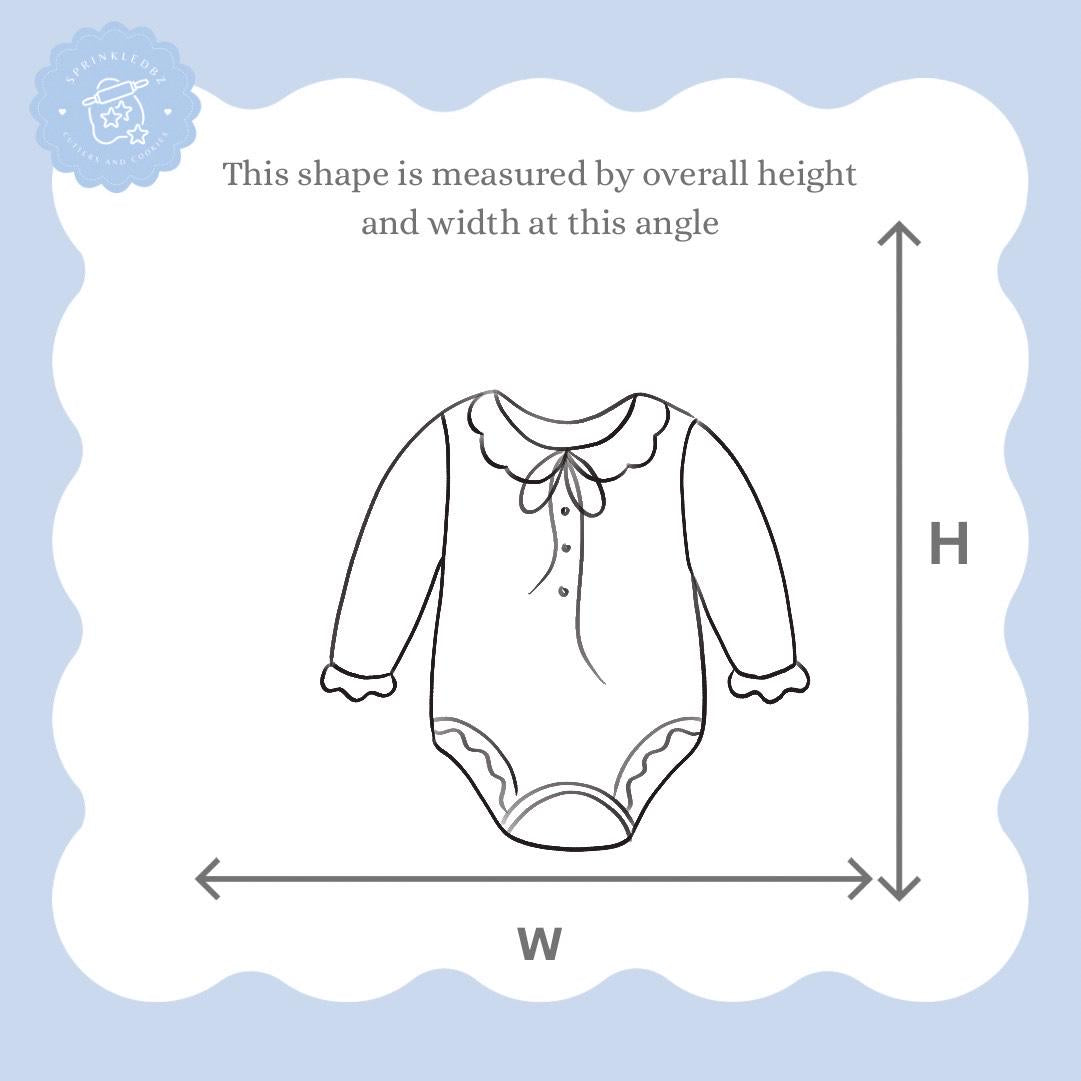 Long Sleeve Baby Onesie Cookie Cutter