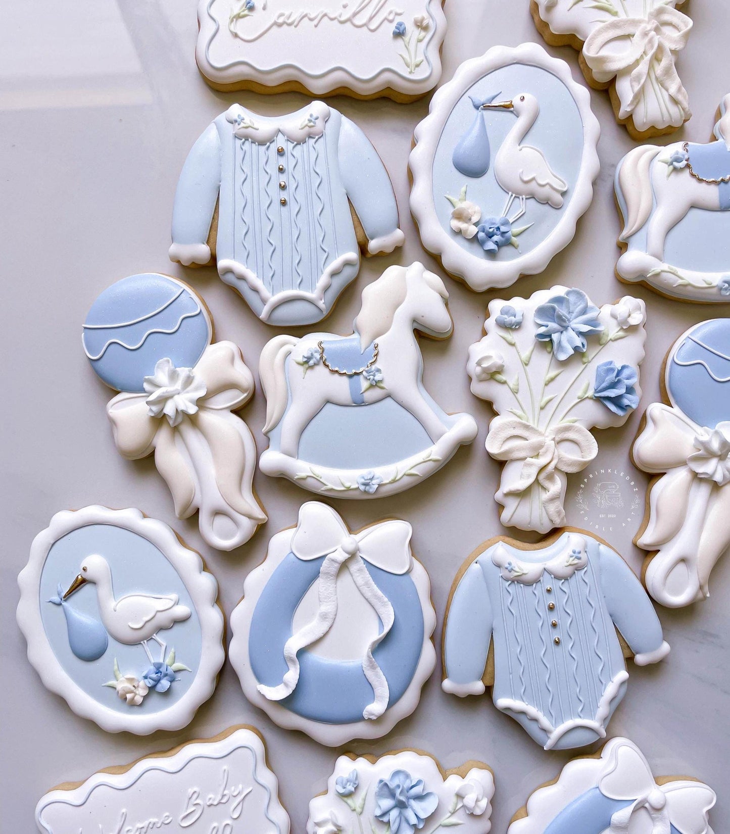 Baby Rattle with Bow Cookie Cutter