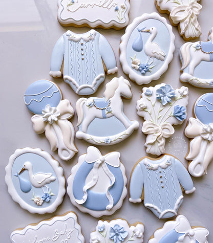 Baby Rattle with Bow Cookie Cutter