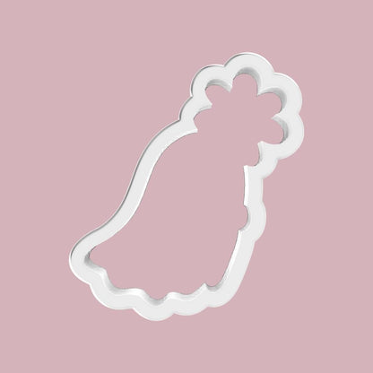 Ghost holding Flower Cookie Cutter
