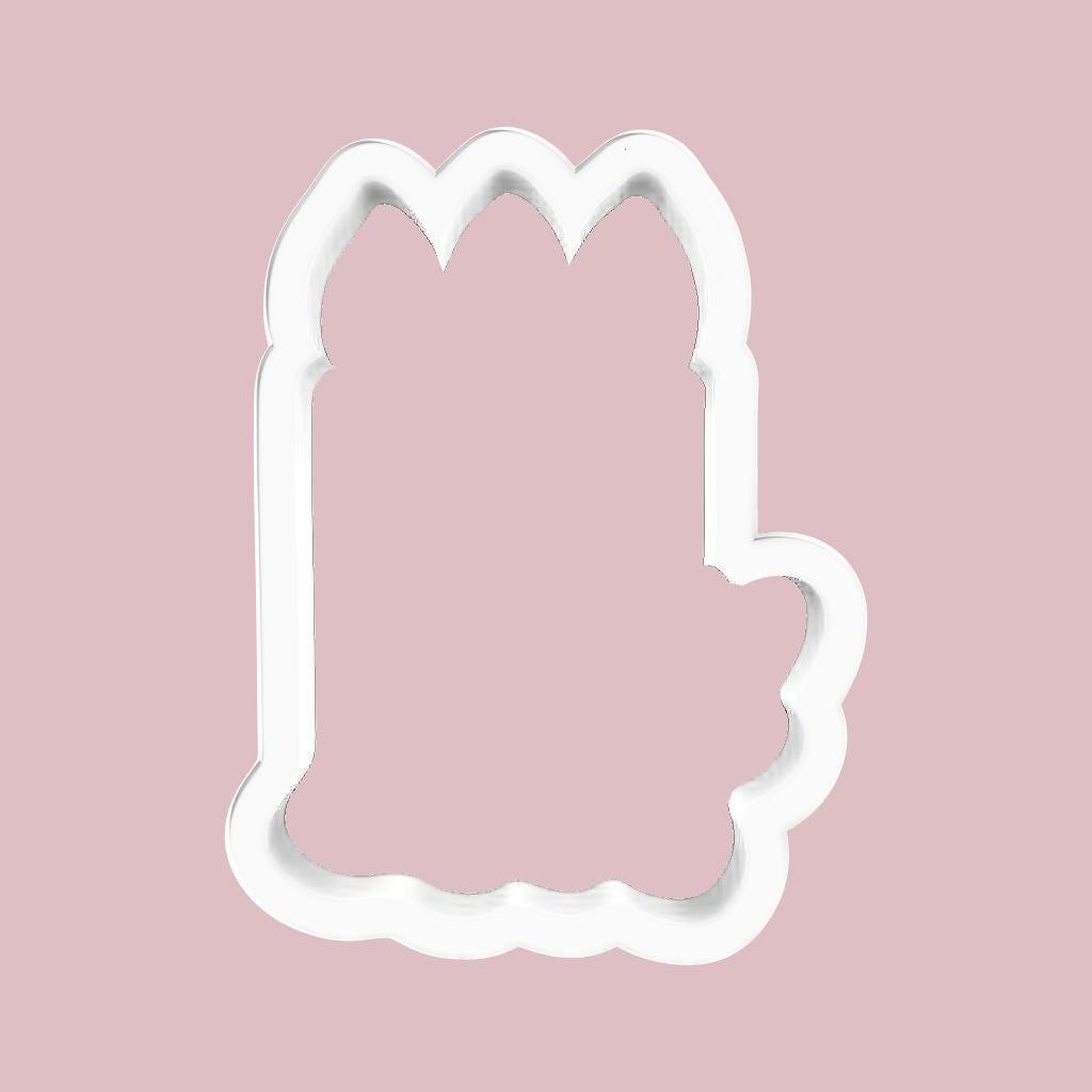 Floral Candles Cookie Cutter