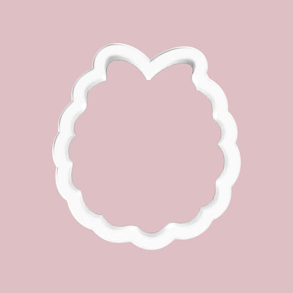 Wavy Baby Bib Cookie Cutter