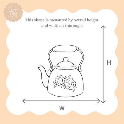 Vintage Kettle Cookie Cutter