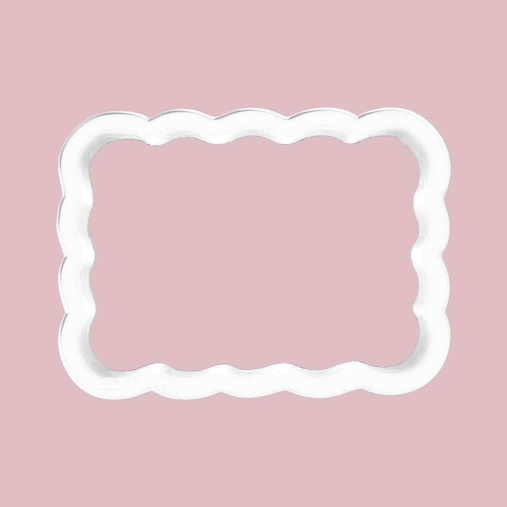 Wavy Rectangle Cookie Cutter