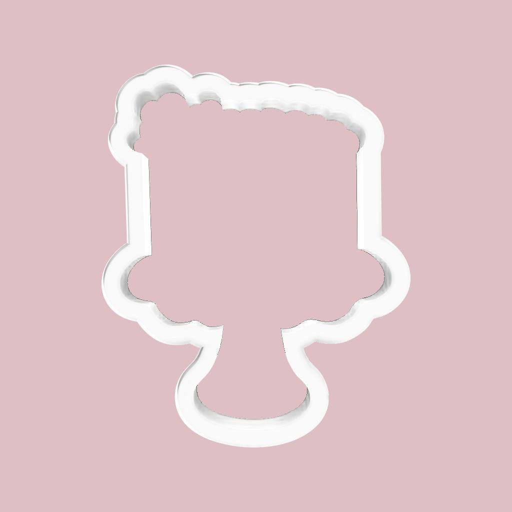 Cake on Stand Cookie Cutter