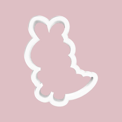 Dino Bunny Cookie Cutter