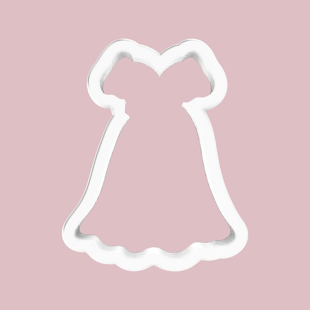 Dress with Bow Cookie Cutter