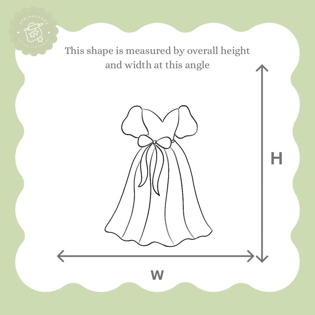 Dress with Bow Cookie Cutter