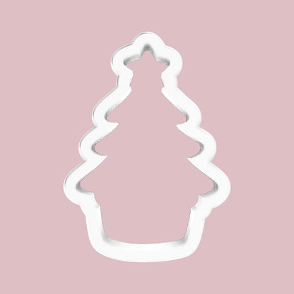 Christmas Tree in Basket Cookie Cutter