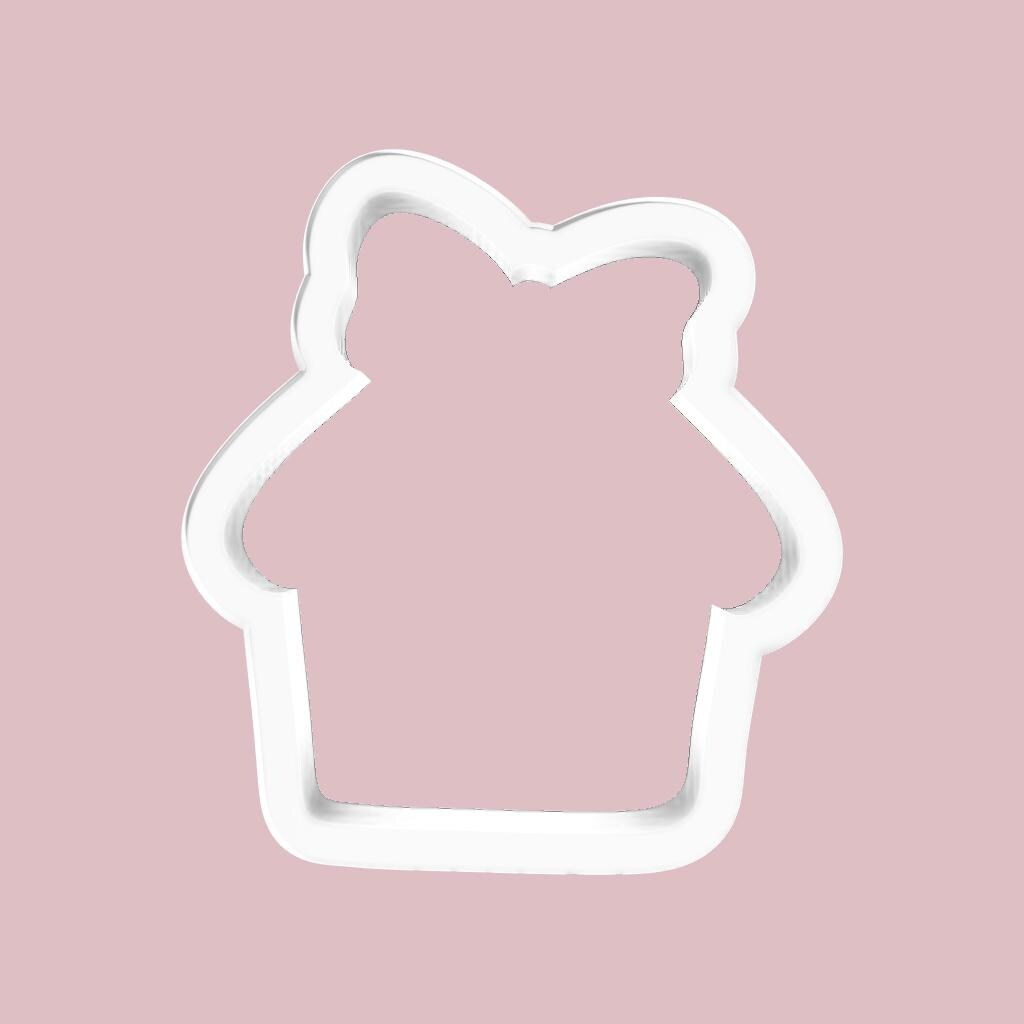 Gingerbread House with Bow Cookie Cutter