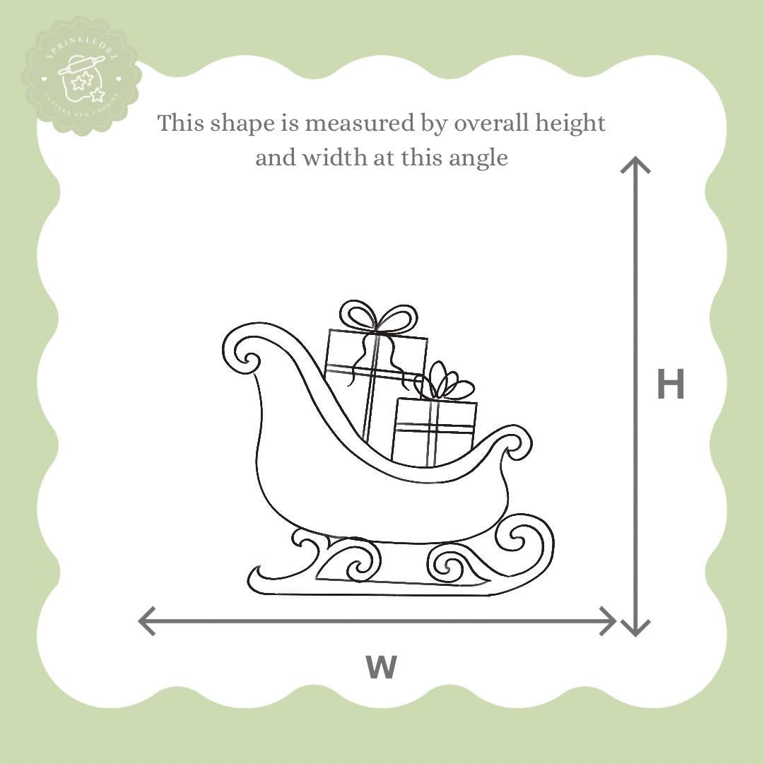 Sleigh with Presents Cookie Cutter