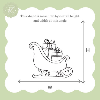 Sleigh with Presents Cookie Cutter