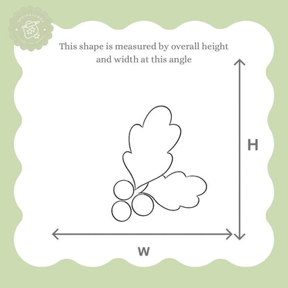Holly Cookie Cutter