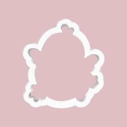 Hatching Chick with Florals Cookie Cutter