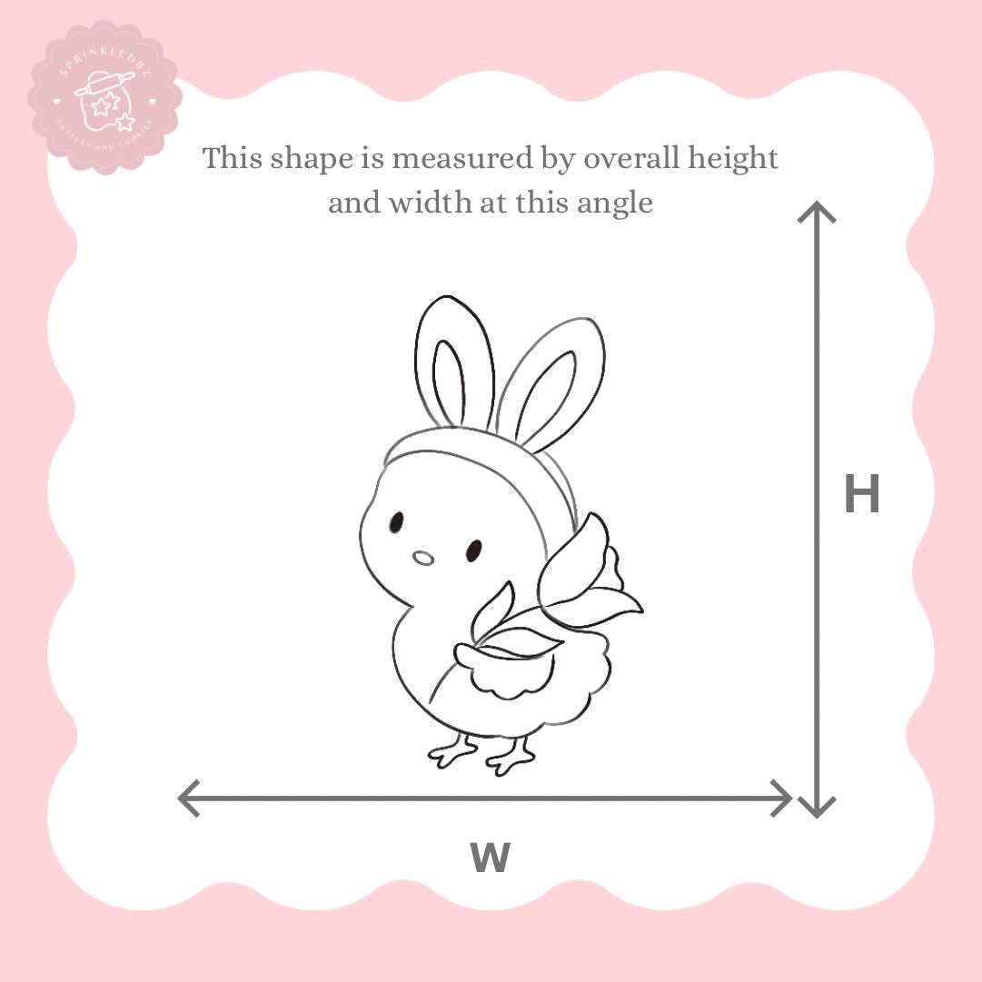 Bunny Chick with Flower Cookie Cutter